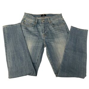 7 For All Mankind Josefina Slim Fit Boyfriend Jeans Buttonfly‎ Women’s Sz 26